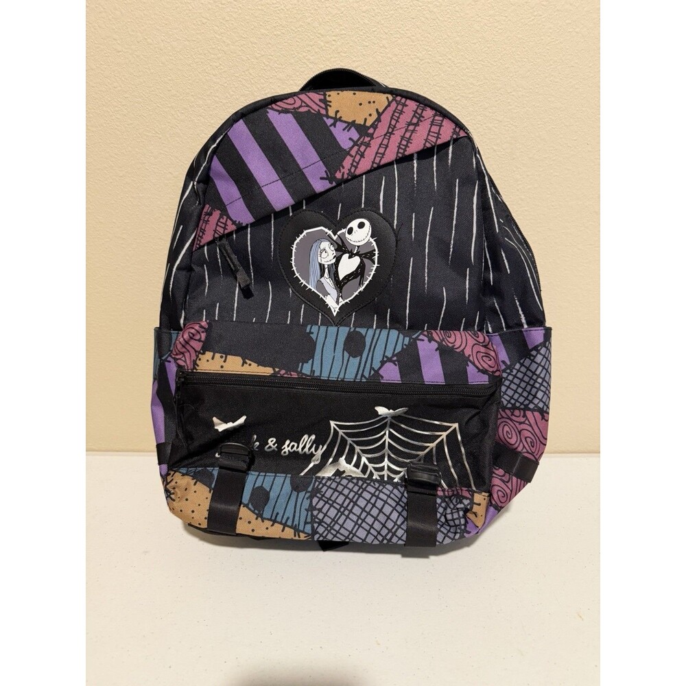 Disney The Nightmare Before Christmas Jack and Sally Unisex 18" Laptop Backpack